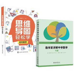 【全2册】思维导图轻松学. 初中数学 李习坤+数学家讲解中学数学——代数 伍鸿熙 著  程晓亮 车明刚 郑晨 译