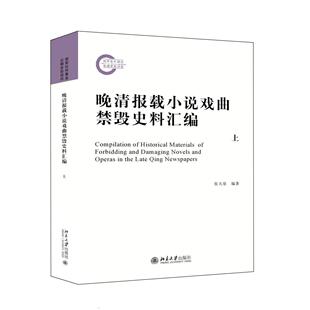 正版书籍 晚清报载小说戏曲禁毁史料汇编(上、下) 张天星北京大学出版社9787301263877