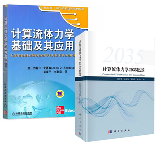 【全2册】计算流体力学2035愿景+计算流体力学基础及其应用 发展研究与应用CFD现状未来发展趋势流体力学应用力学入门导论