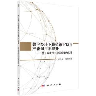 正版书籍数字经济下价值链重构与产能利用率提升：基于异质性企业的理论与实赵立斌,张莉莉经济 经济学理论 其他经济学理论科学出