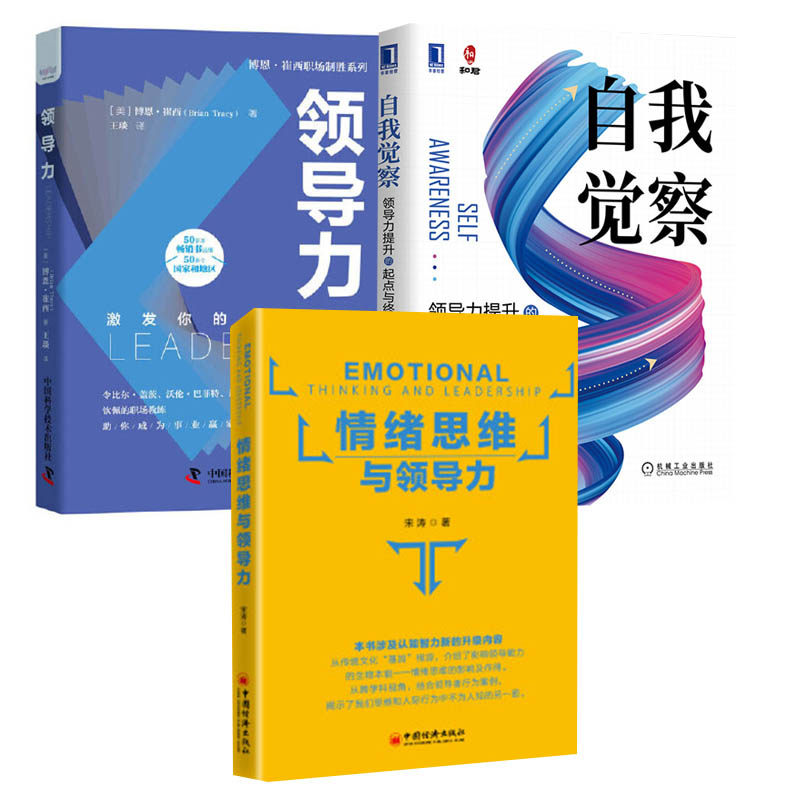 【全3册】自我觉察:领导力提升的起点与终点领导力情绪思维与领导力