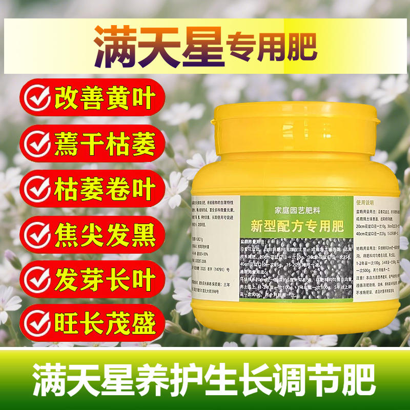满天星专用肥料用营养液发芽小苗旺长开肥花爆花爆盆长枝叶面肥料