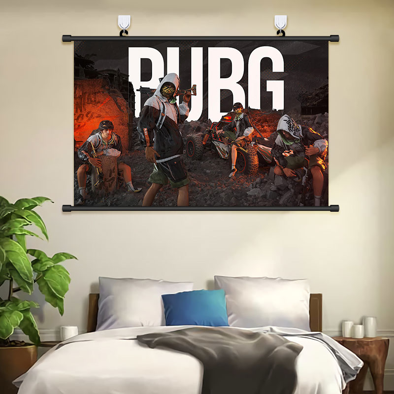 pubg绝地求生大逃杀吃鸡游戏挂画客厅壁画寝室墙纸卧室贴纸装饰画