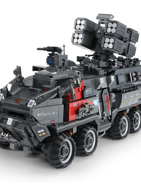 森宝流浪地球 CN171 运兵车拼装积木 107007 男孩益智模型礼物