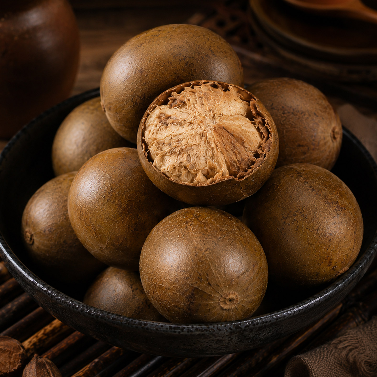 广西桂林罗汉果干果特产香料独立散装泡水泡茶润喉新货家商用卤料