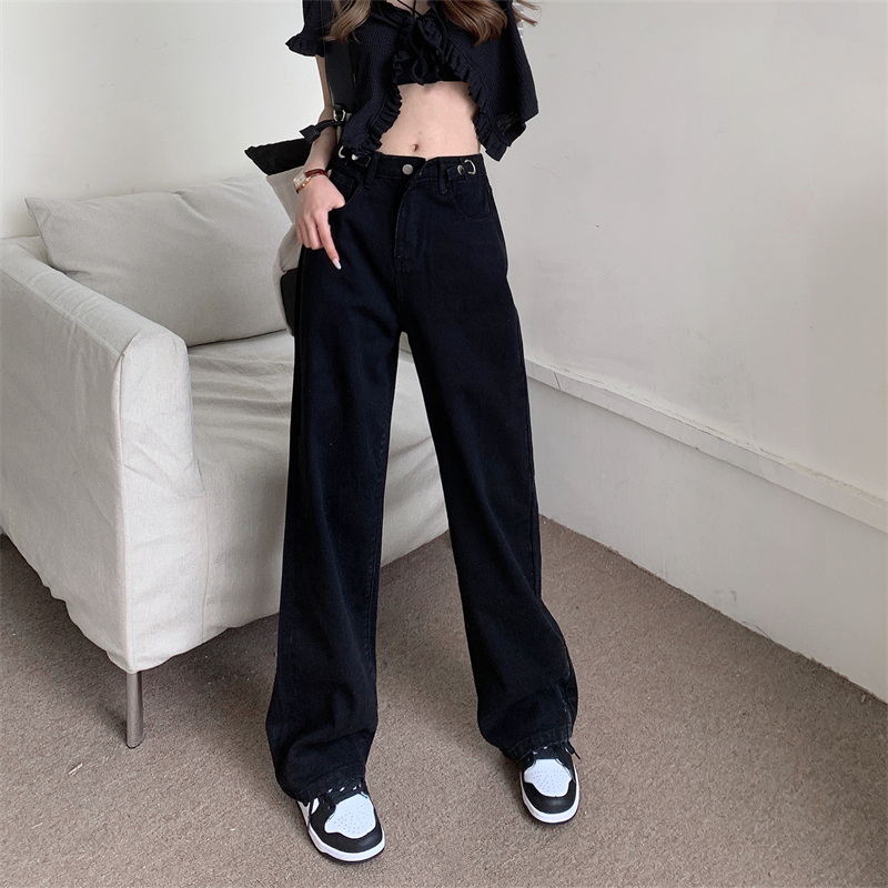 High waist adjustable and versatile jeans pants