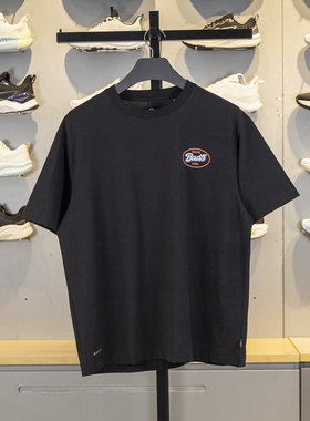 李宁T恤男子2025反伍BADFIVE冰感吸湿排汗宽松短袖文化衫AHSV223