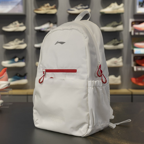 李宁男女通用防泼水双肩包