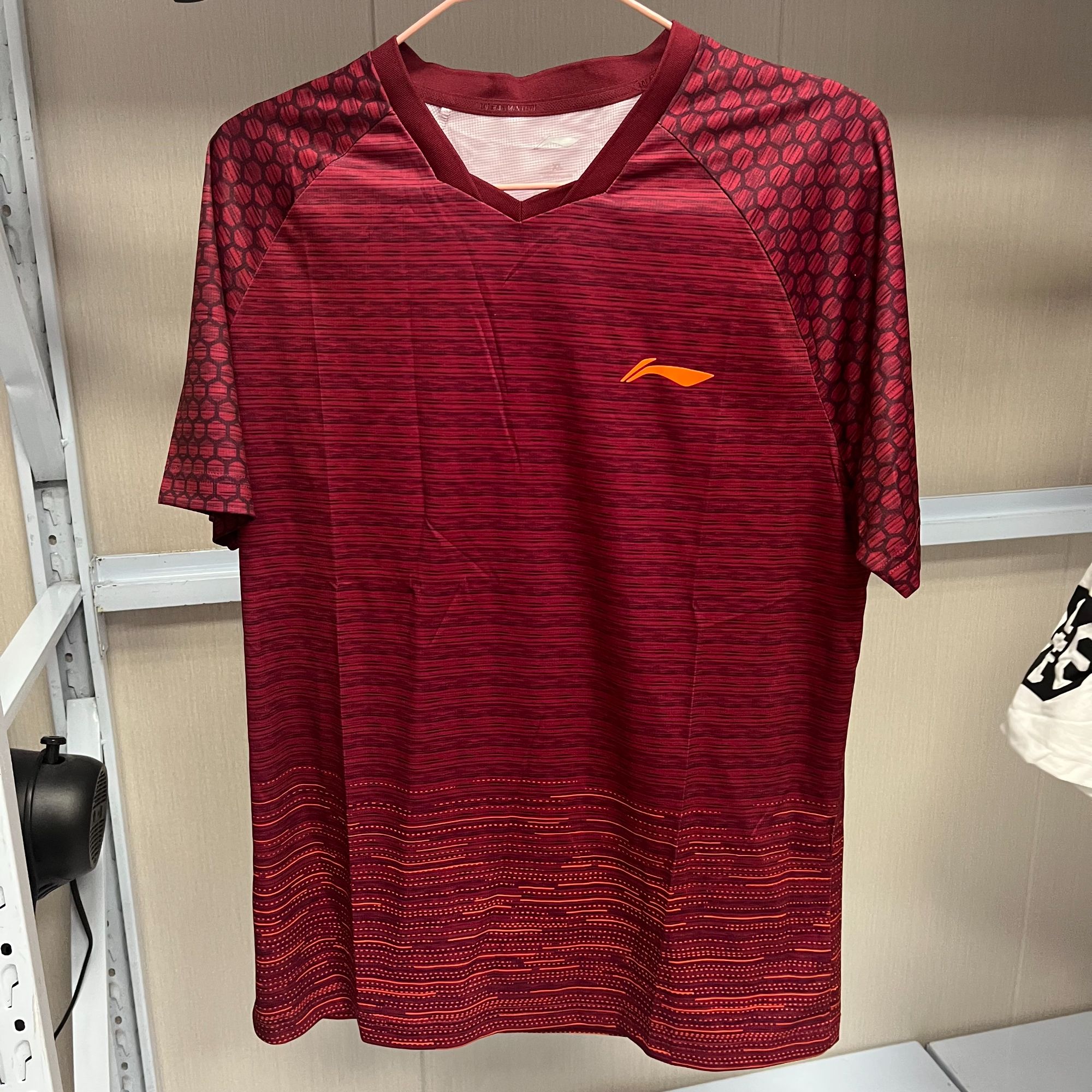 《购买前看详情B品》李宁短袖比赛球衣夏季男款速干透气T恤AAYM31