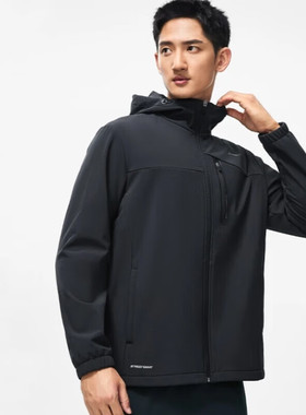 李宁跑训系列男外套保暖防泼水防风潮流时尚百搭运动风衣AFDT631