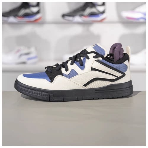 李宁惟吾PRO滑板文化鞋男子2024冬季新款时尚板鞋运动鞋AECU037