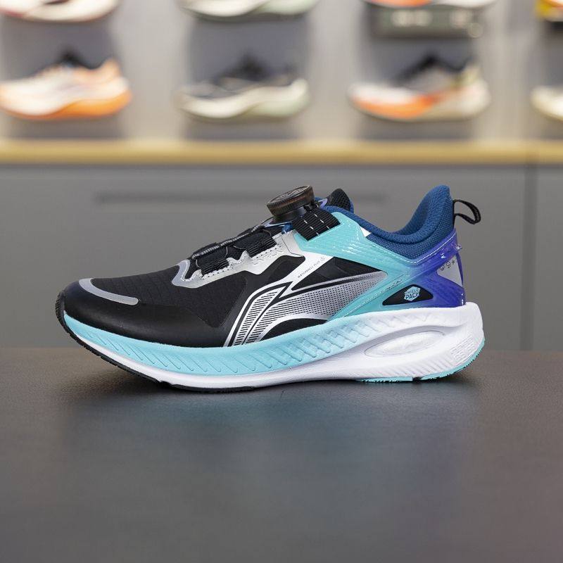 李宁童鞋2024秋冬男童中大童跑步鞋鲲鹏轻量旋钮扣运动鞋YKFU094,运动鞋new,板鞋,淘宝优惠券,粉丝福利购,淘宝优惠卷