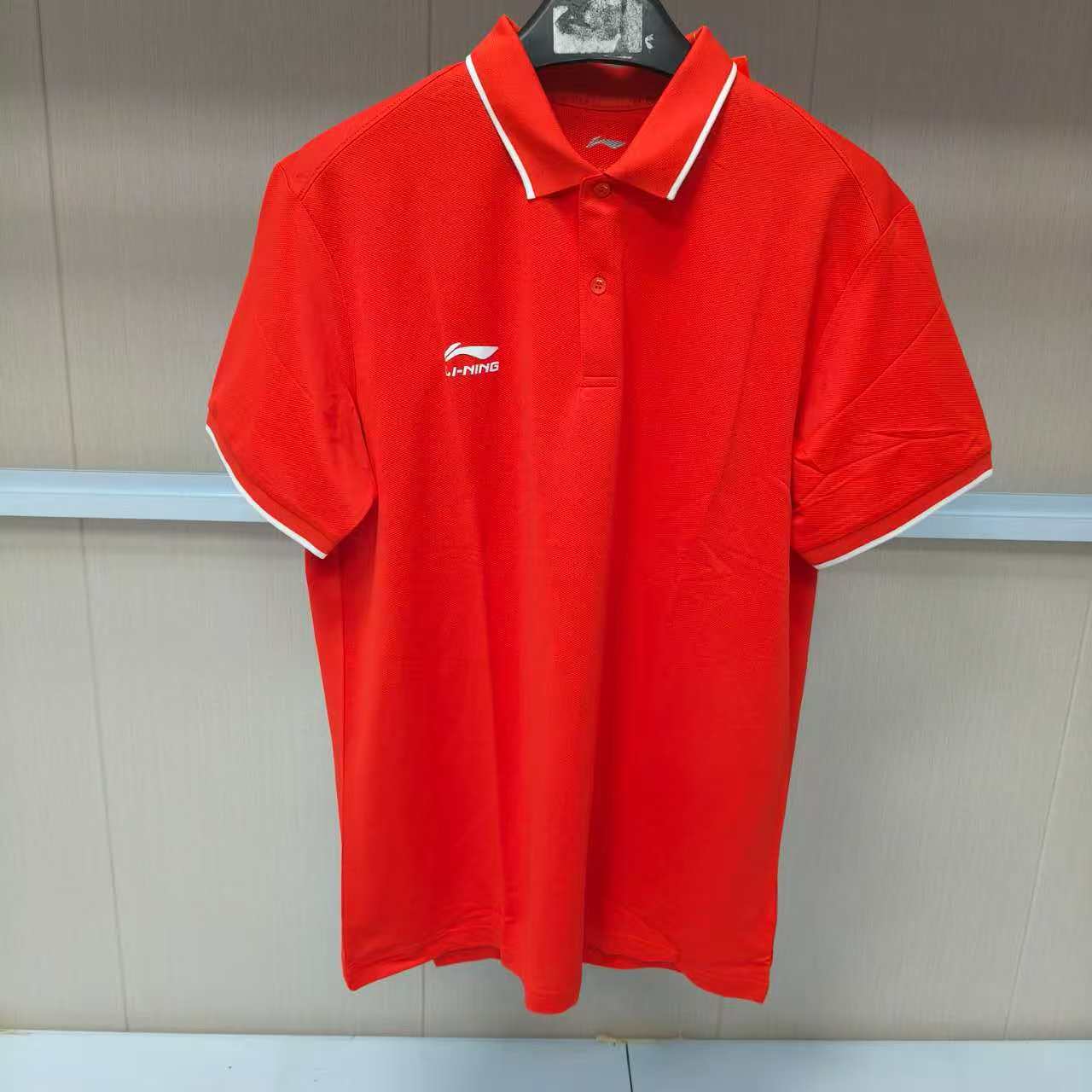 《购买前看详情B品》李宁夏季男子薄款短袖运动POLO衫APLQ173