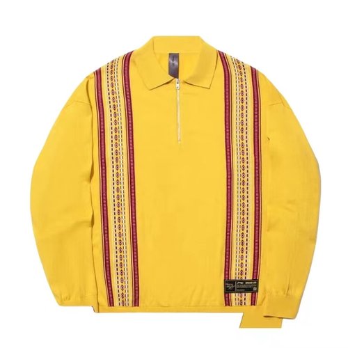 中国李宁系列长袖翻领休闲时尚套头毛衣编织衫男新款棉质AMBT239