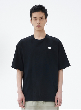 李宁LNG都市机能系列纯色量子超算光感印花针织短袖T恤男FABC001