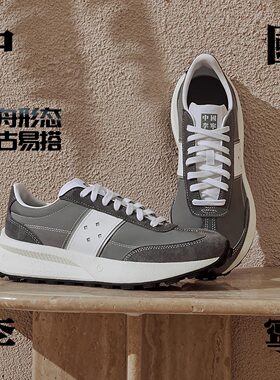 李宁正品轻舟男女同款低帮耐磨防滑反光潮流系带运动鞋AZGU081
