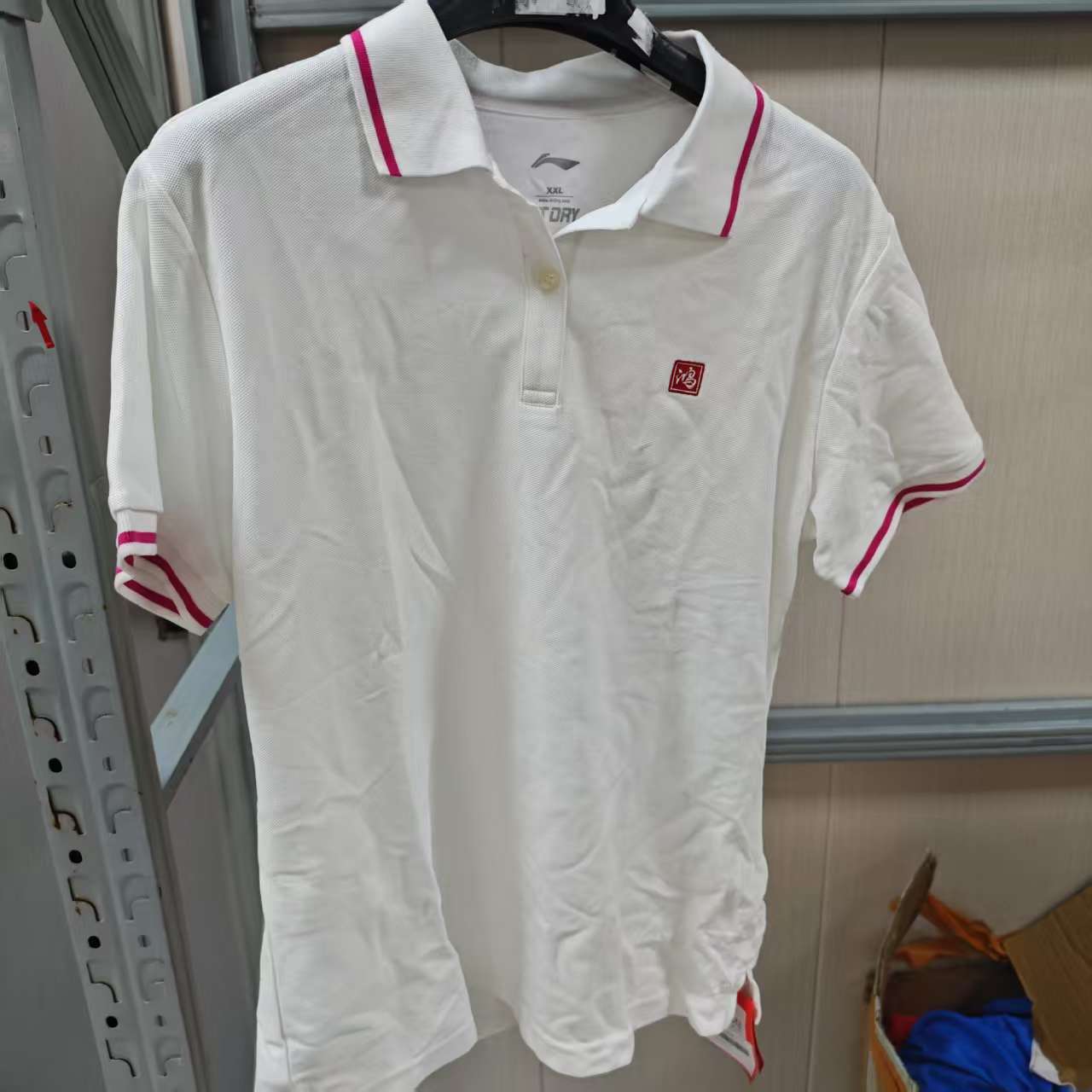 《购买前看详情B品》李宁团购系列POLO衫夏季短袖T恤女ATSK196