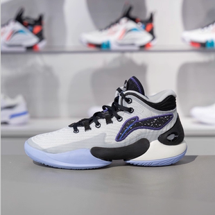 李宁篮球系列驭帅 YOUNG 18男大童减震回弹中帮童篮球鞋YKBU062