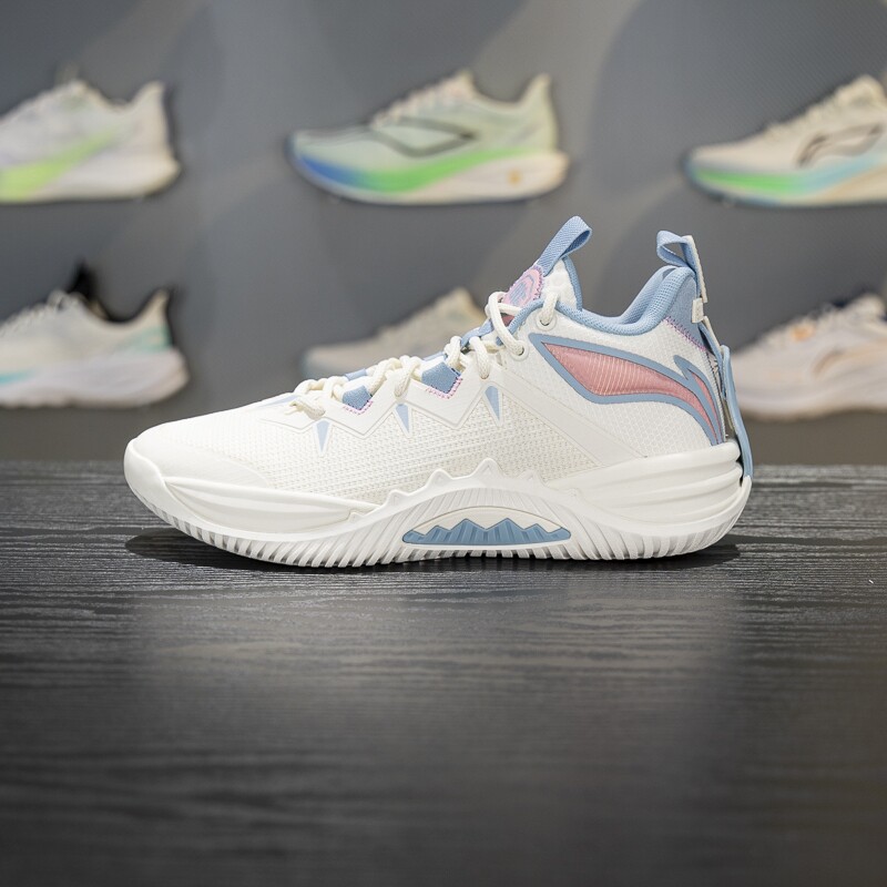 李宁篮球鞋2025新款反伍暴风 SE男子轻量高回弹篮球外场鞋ABFV033