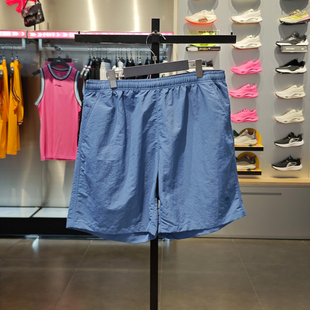 中国色系列男子防泼水宽松运动短裤 新品 AKSU513 2024秋季 李宁短裤