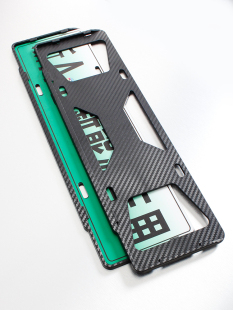 新一代防翘边防掰插入车牌架牌照框牌照架车牌托蓝牌新能源绿牌用