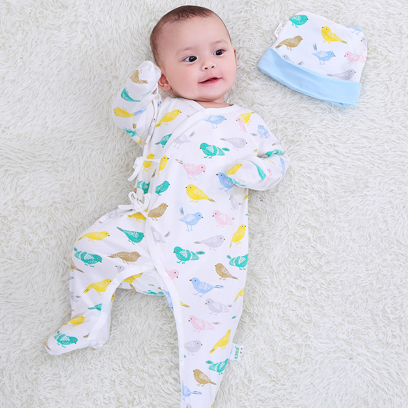 新生婴儿冬宝宝早秋连体衣衣服