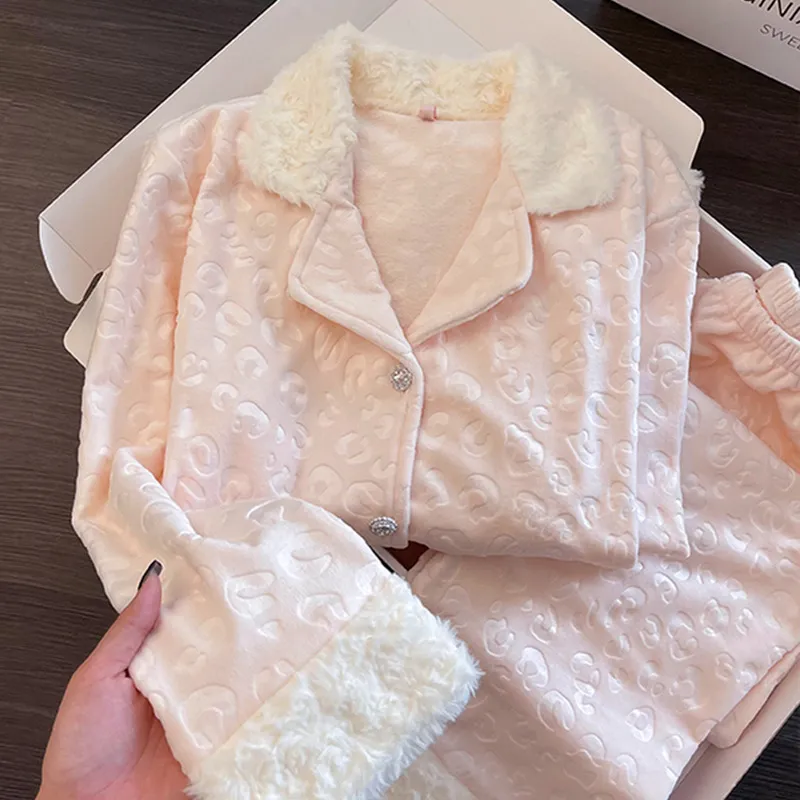 睡衣女海岛绒秋冬新款高级感可外穿长袖长裤双面绒薄绒家居服套装,女士内衣/男士内衣/家居服,睡袍/浴袍,淘宝优惠券,粉丝福利购,淘宝优惠卷