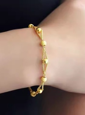 金色手链女款气质路路通