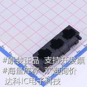 HC-RJ45-5JA-3-6乙太网连接器(RJ45 RJ11) RJ45 8P-8C双联全塑