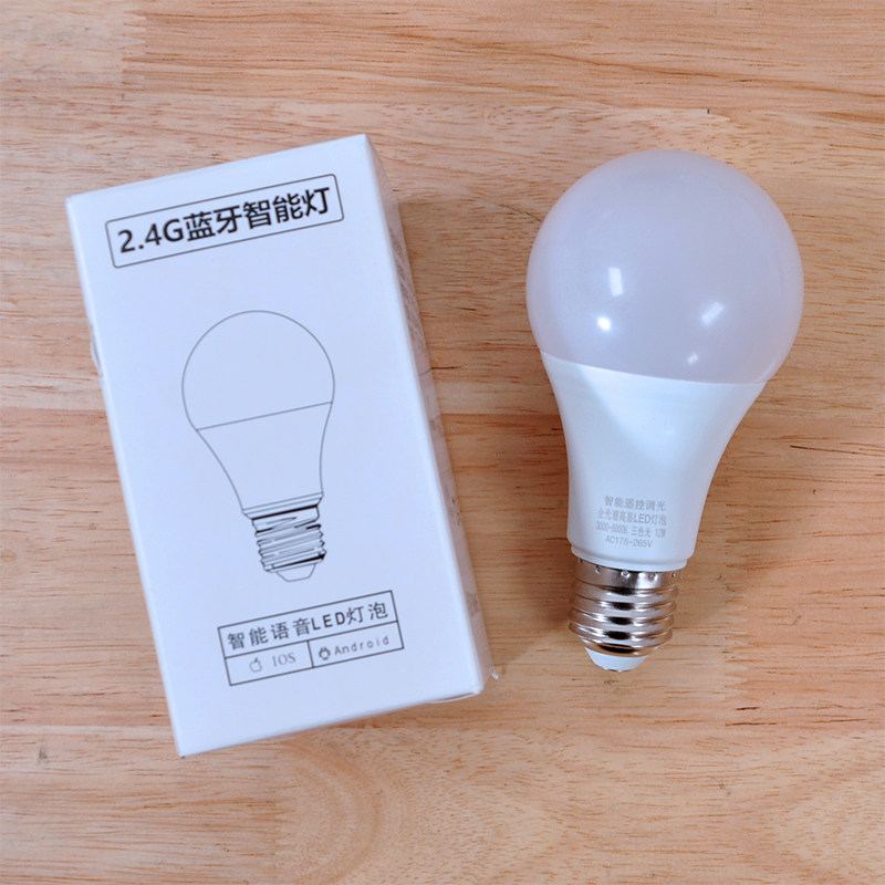 全光谱蓝牙智能App调光LED球泡灯图片