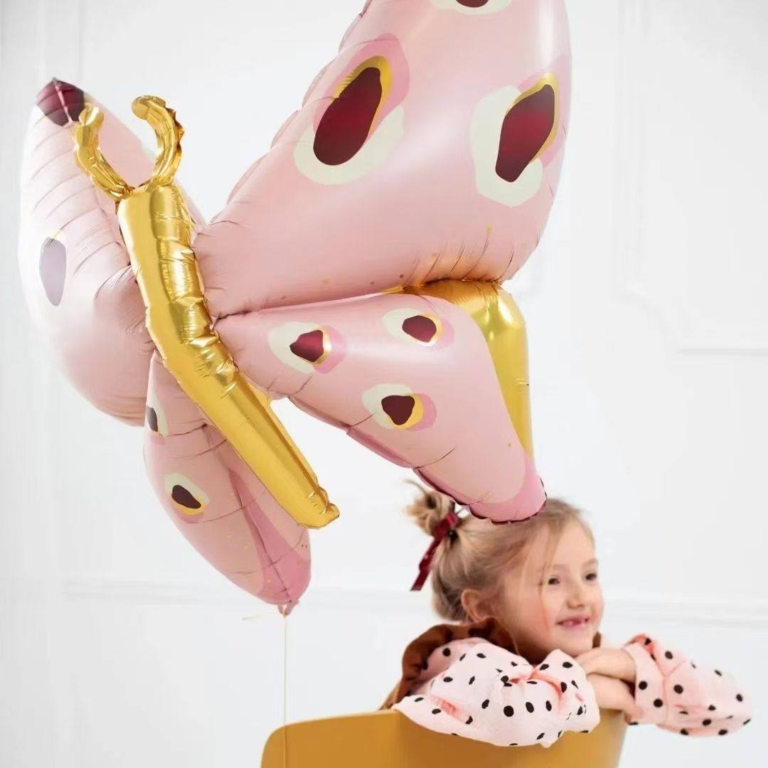ins小红书粉色可爱立体蝴蝶翅膀背挂式气球儿童生日派对装饰户外,节庆用品/礼品,飘空气球,淘宝优惠券,粉丝福利购,淘宝优惠卷