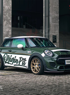 MINI CooperF56车贴拉花 R56 R60 F54 F55改装机盖车身贴纸装饰