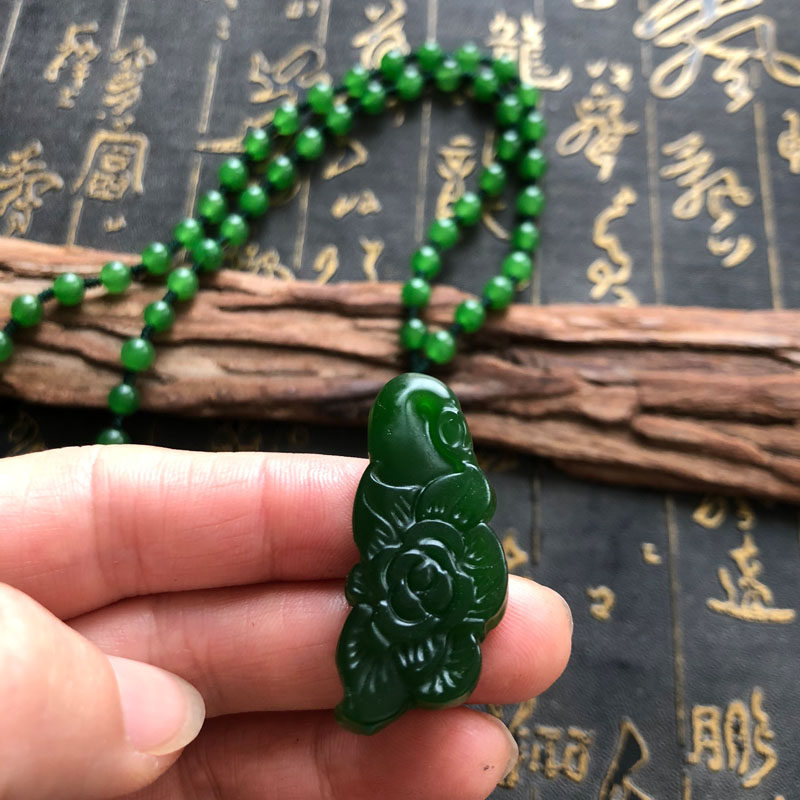 花朵毛衣链台湾挂件吊坠送证书
