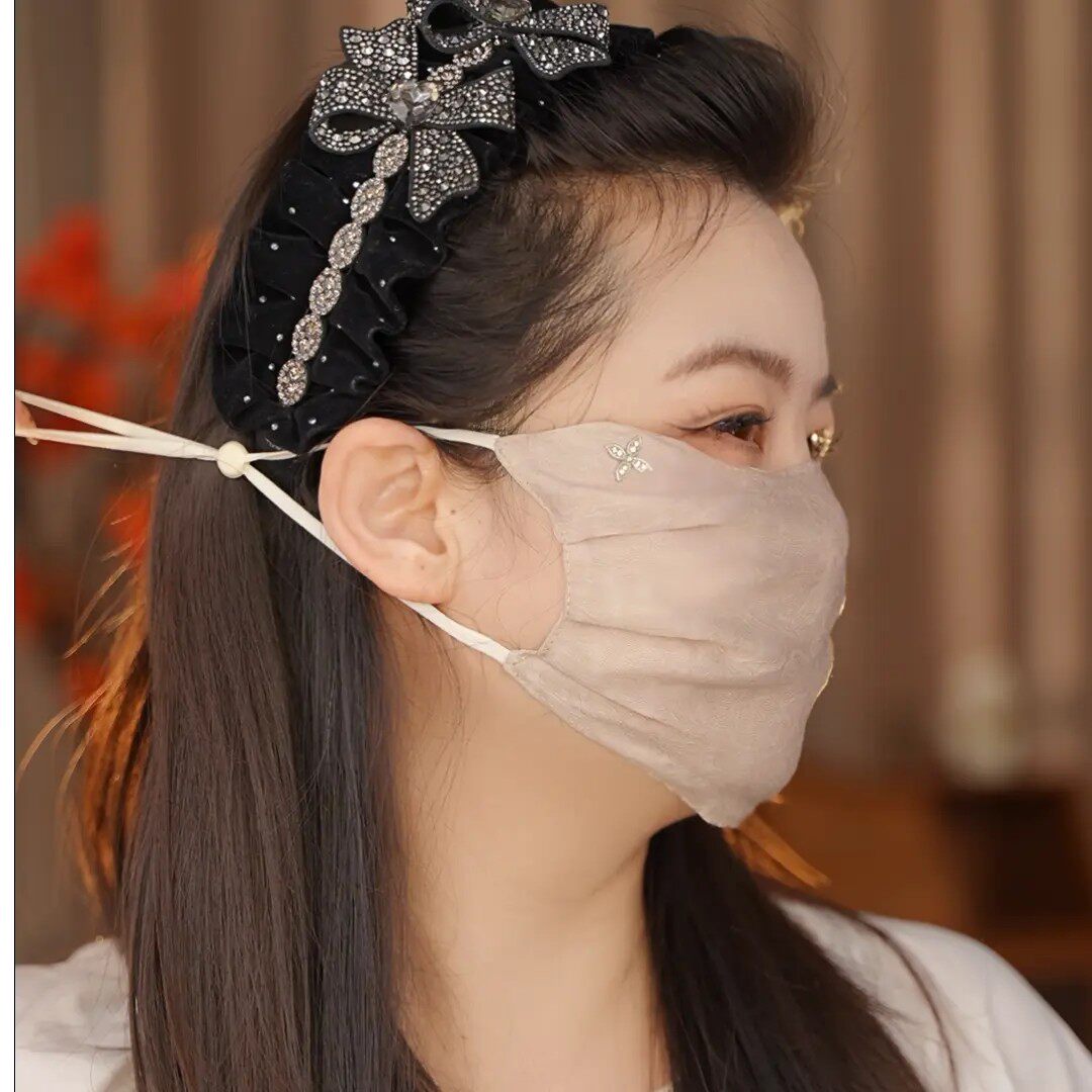 夏季透气薄款防晒面罩护眼角