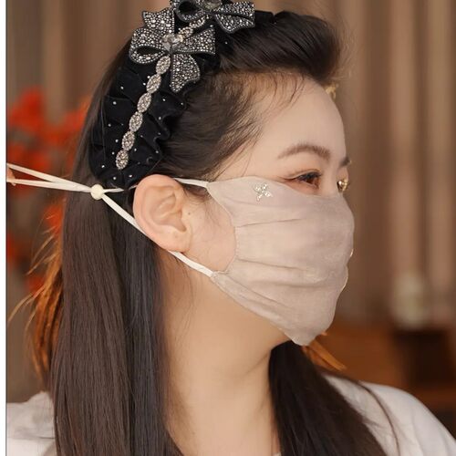 夏季透气薄款防晒面罩护眼角