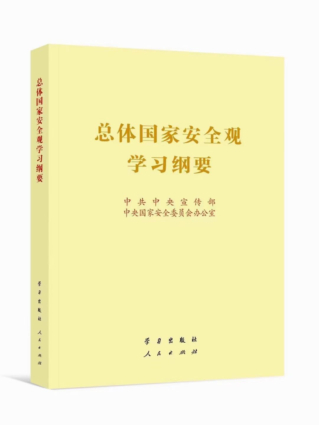 正版2022新书总体国家安全观学习纲要 16开大字本烫金版人民出版社学习出版社9787514711509