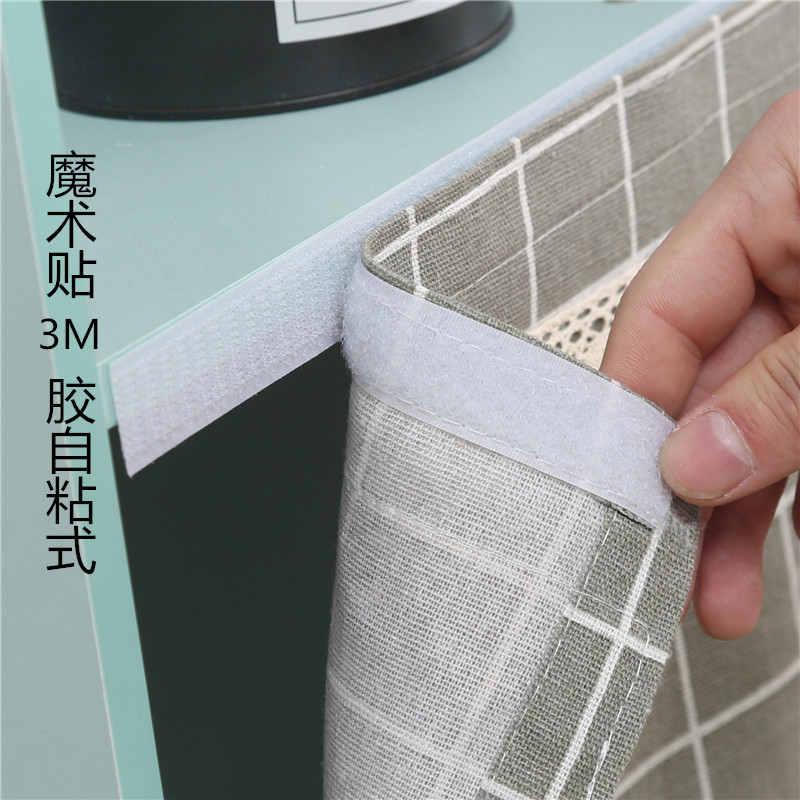 自粘式魔术贴门帘自粘式遮挡布图片