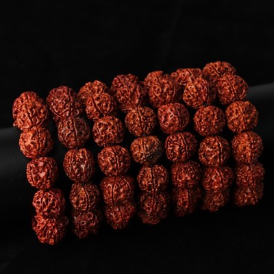 特价尼泊尔机刷包浆大金刚菩提子手串爆肉真手持佛珠原籽男女配饰