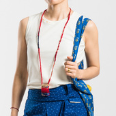 城市山民UrbanTribe女式 棒针编绳多用艾绒挂链AF79007