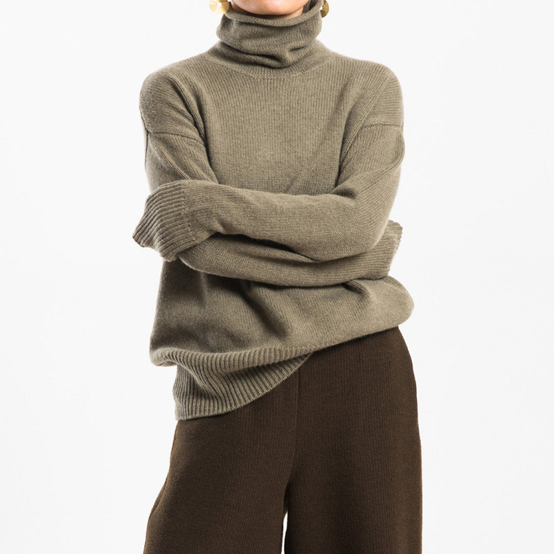 城市山民UrbanTribe2025冬女式羊毛针织宽松高领套衫CF49284,女装/女士精品,毛针织衫,淘宝优惠券,粉丝福利购,淘宝优惠卷