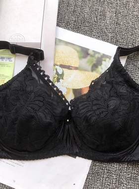 嘉莉诗蕾丝有钢圈四排搭扣文胸56720