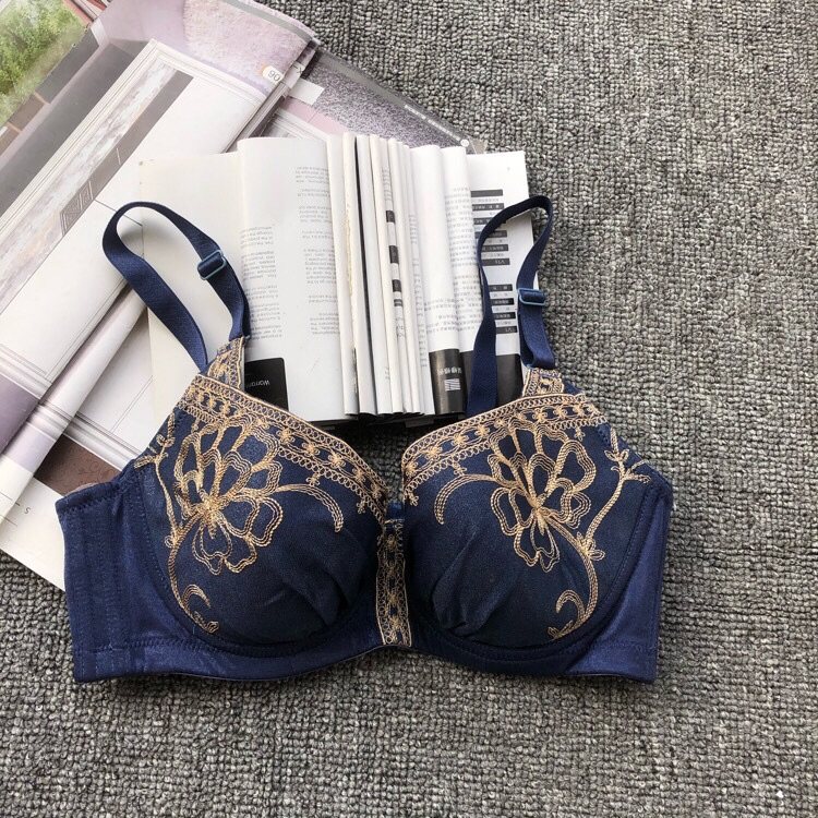 戴安娜薄款调整型聚拢侧收副乳V型有钢圈内衣文胸2080235L2