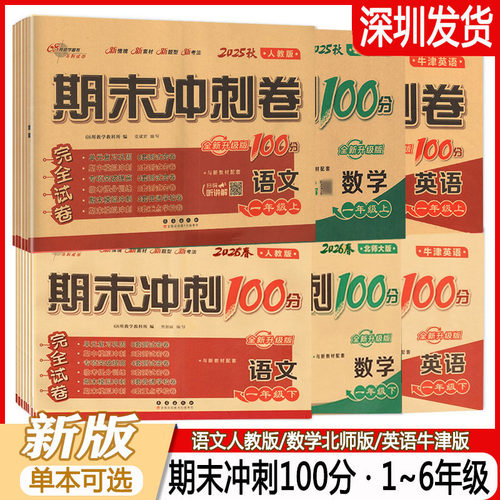 小学期末冲刺100分完全试卷