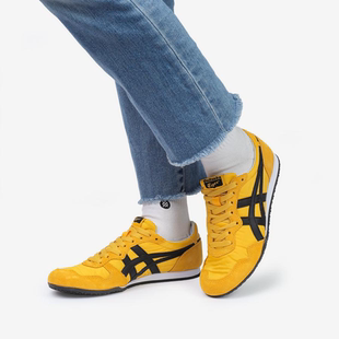 Onitsuka Tiger鬼塚虎男鞋女鞋复古李小龙黄色休闲鞋1183B400-755