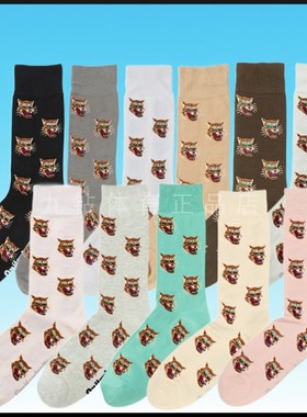 Onitsuka Tiger鬼塚虎经典印花时尚男女复古中筒袜 3183A948-022