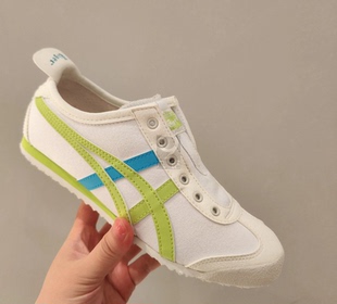 Onitsuka Tiger/鬼塚虎MEXICO 66男女懒人休闲帆布鞋1183A360-124
