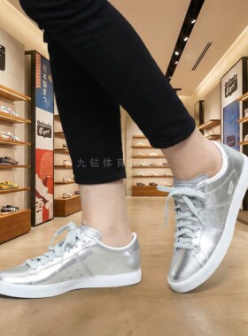 Onitsuka Tiger鬼塚虎LAWNSHIP银色男女休闲鞋板鞋 1183A568-020