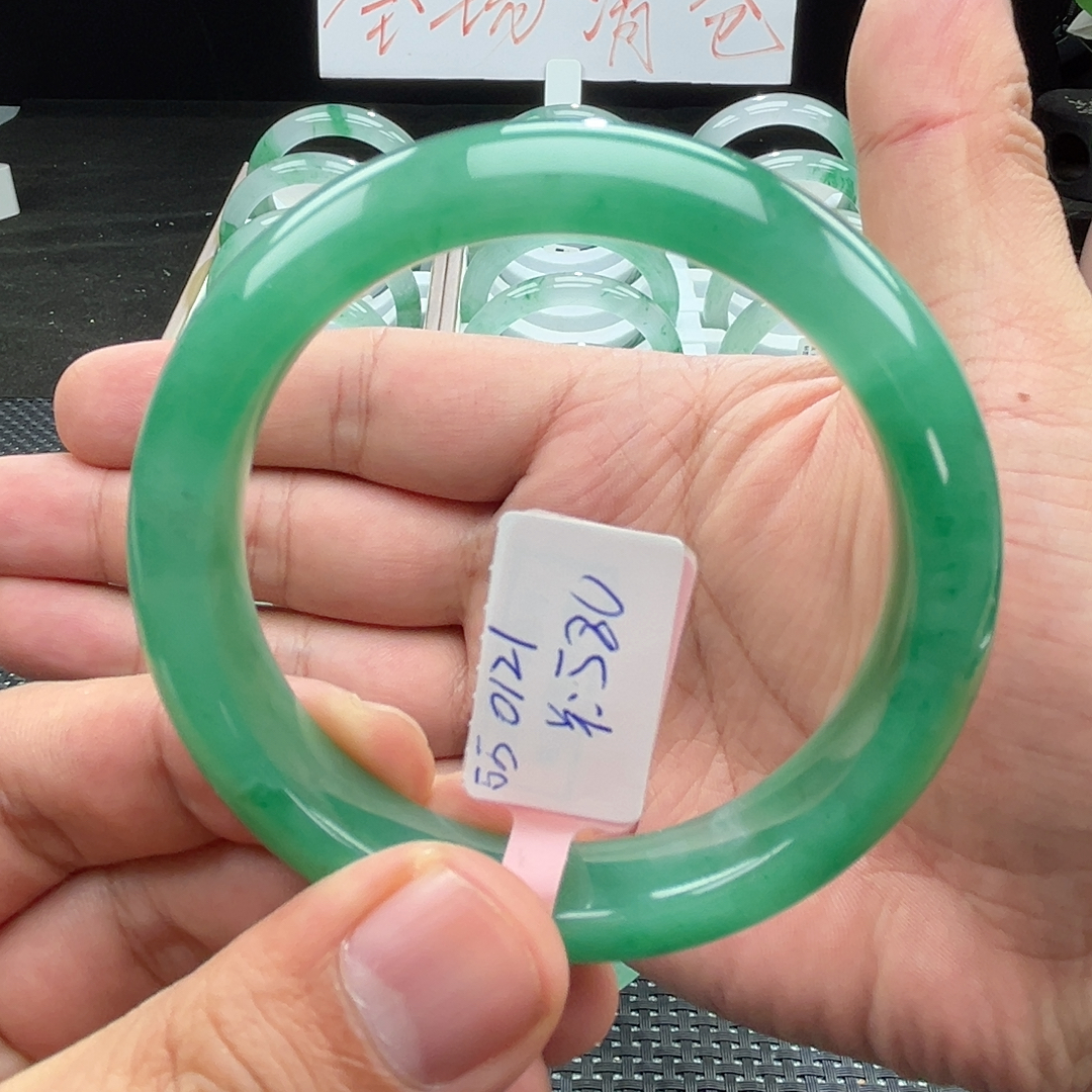 5455圈口非洲翠手镯