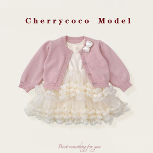 新款 女童连衣裙秋冬儿童公主裙宝宝裙子女童裙子蓬蓬裙两件套 韩版