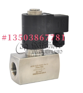 依格流体高压电磁阀 MZX08-G3/8-24VDC-9M-SS